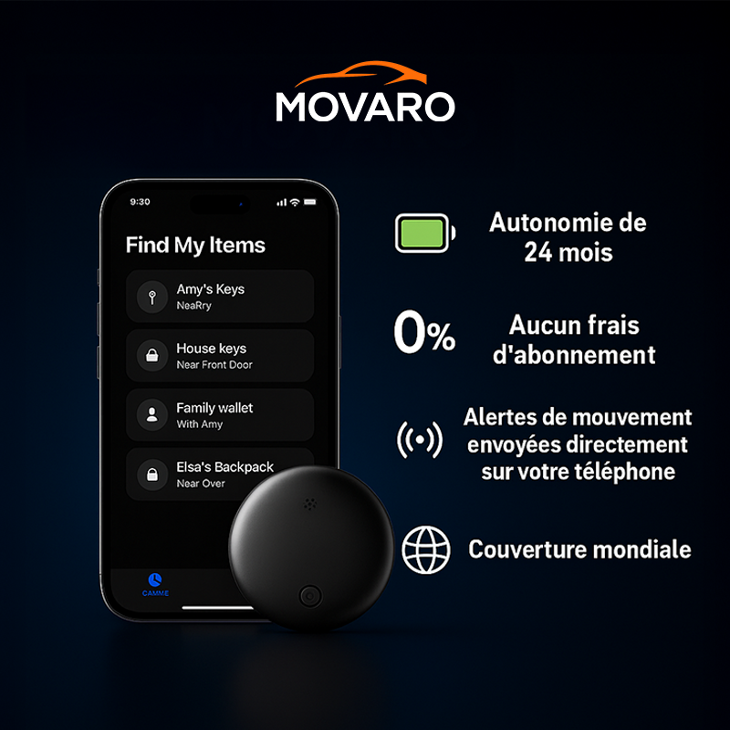T300 - Balise GPS Sans Abonnement (Apple/Android)